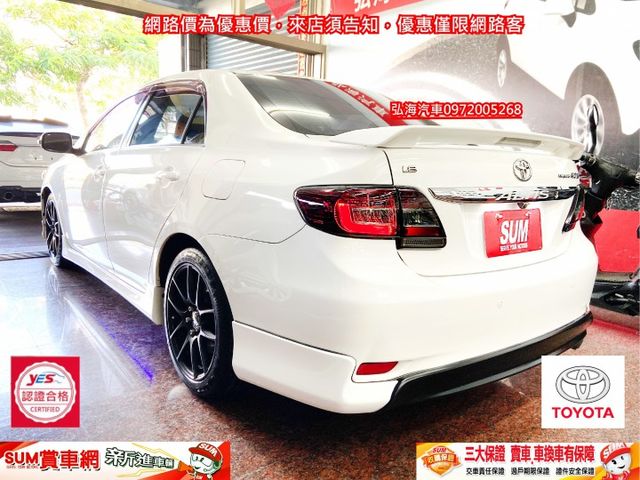2012年 TOYOTA ALTIS 1.8 僅跑13萬 升級 I-KEY 安卓機影音版 空力套件  第16張相片