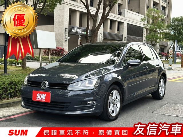 〈低預算入手熱門掀背小鋼砲〉七代特殊灰1.4TSI/一手認證車/原版件/里程保證/LED日行燈/定速/恆溫/多媒體影音  第1張相片