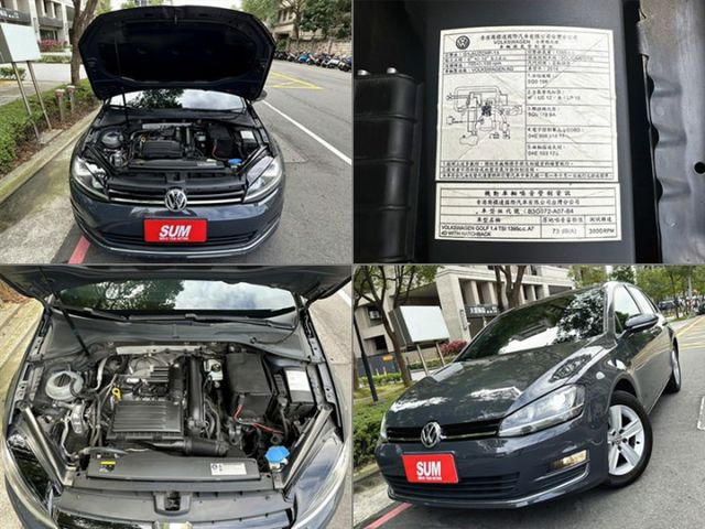 〈低預算入手熱門掀背小鋼砲〉七代特殊灰1.4TSI/一手認證車/原版件/里程保證/LED日行燈/定速/恆溫/多媒體影音  第18張相片