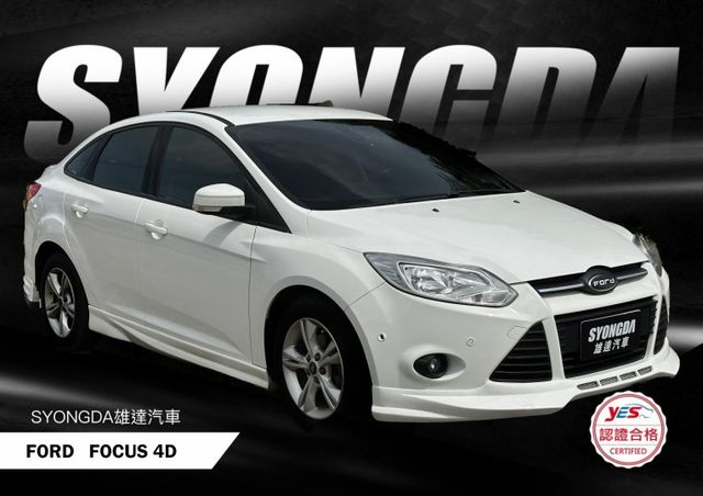 FOCUS 4D . 柴油鋼砲 . 認證車 . 實跑8.9萬公里 . 高雄在地深耕 .二手新古車推薦  :  雄達汽車.  第1張相片