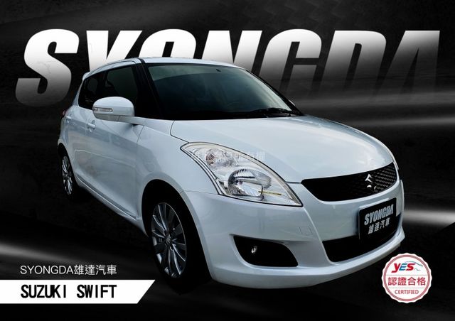 SWIFT 1.4絕對比1.2省油好開，一年跑不到一萬，原版，升級安卓大螢幕，6安/I-KEY/倒車顯影/恆溫  第1張相片