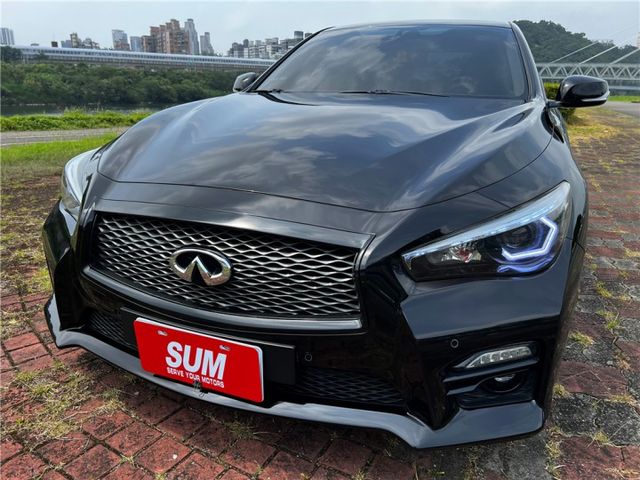 僅跑8萬 Q50S 油電猛獸 跑車聲浪 I-KEY 7速手自排  第1張相片