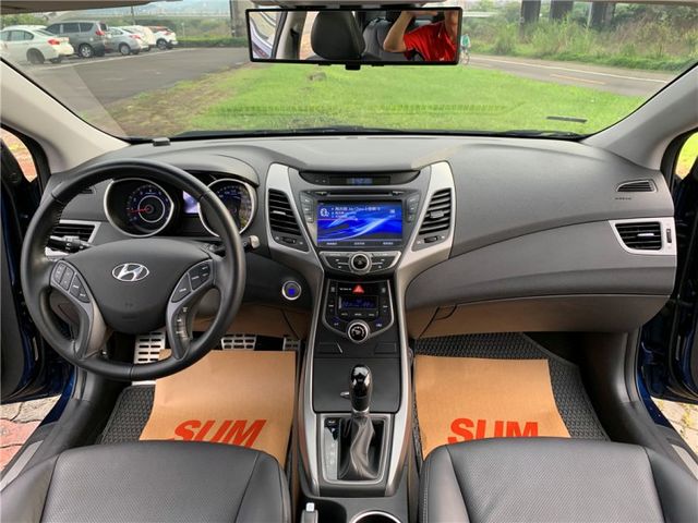 2015年 現代 ELANTRA I-KEY免鑰匙啟動 天窗 空力套件  第9張相片