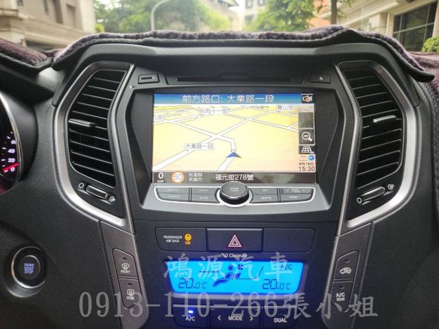 SANTA FE/摸門/低里程/全景天窗/衛星導航/倒車顯影/電動座椅  第7張相片