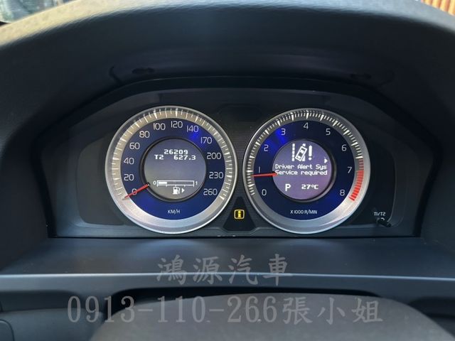 V60/天窗/盲點/車道偏移/衛星導航/倒車顯影/電動座椅/低里程  第7張相片