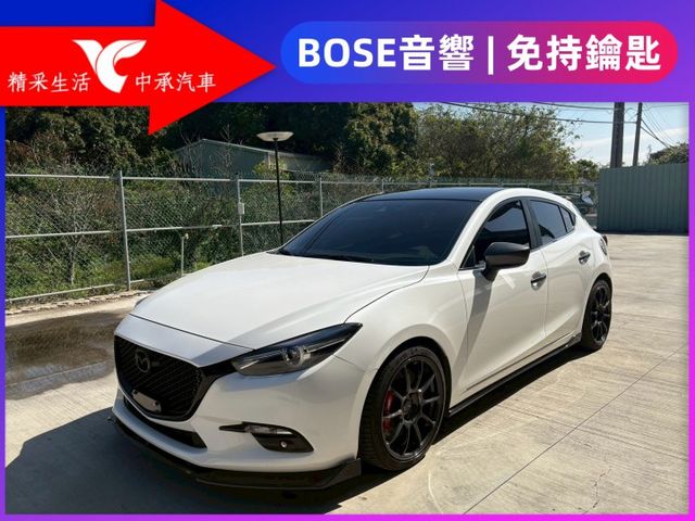 ★SUM模範店家★專業認證　★熱門五門掀背車款　　　　★里程保證★IKEY免持鑰匙　　　★定速巡航★BOSE音響  第1張相片