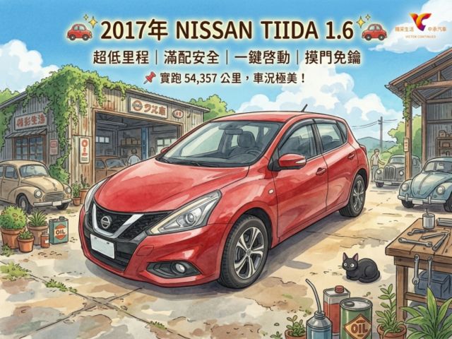 ★SUM模範店家★專業認證　★熱門五門掀背車款　　　　★里程保證★IKEY免持鑰匙　　　★定速巡航★360°環景影像  第1張相片