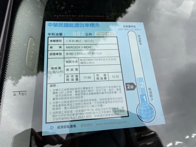 Mercedes-Benz/賓士   B-CLASS  B180  第21張相片