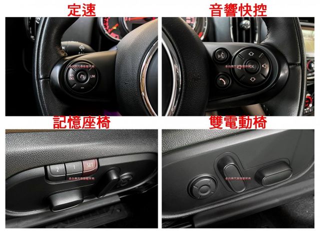 18年式／總代理【1.5T】里程擔保【原鈑件】【英國國旗車頂/後視鏡】【選配菱格座椅】電尾門／雙電動椅／氣氛燈／IKEY  第13張相片