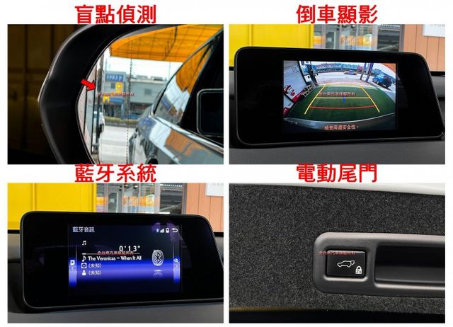 RX300／19年式／18年11月出廠／跑少里程擔保【原鈑件／原廠保養】ACC／盲點／車道偏移／電尾門／記憶椅／雙通風椅  第13張相片