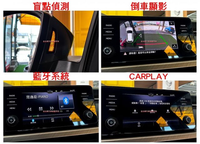 豪華動能版【小改款】僅跑【四萬】【原廠保養】【數位儀錶板】盲點／ACC跟車／車道偏移／電動尾門／無線充電板【已認證完畢】  第16張相片