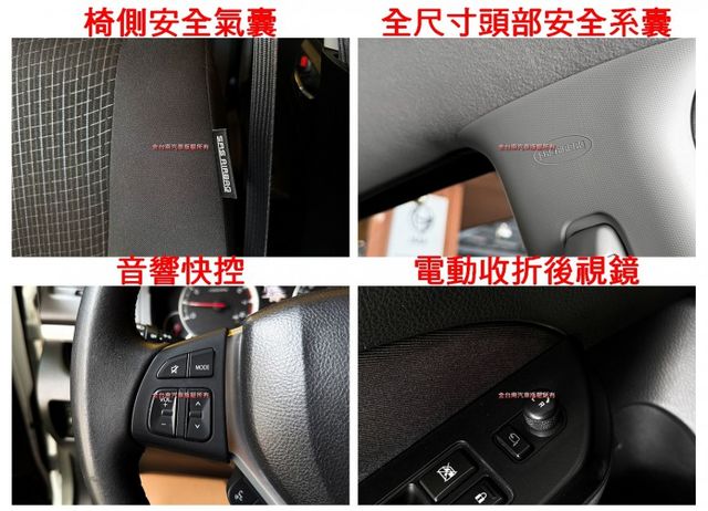 【GLX】僅跑【八萬】【全車原鈑件】免鑰匙系統／定速／恆溫空調／全尺寸頭部安全氣囊／椅側安全氣囊／音響快控【保養確實】  第17張相片