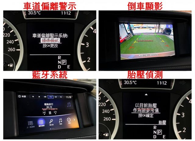 里程擔保【全車原鈑件】定速／換檔撥片／車道偏離警示／摸門解鎖／雙記憶座椅／雙電熱座椅／雙區恆溫／倒車顯影／LED頭燈  第13張相片