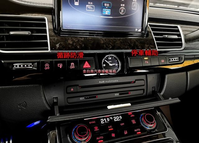 50TDI QUATTRO【全車原鈑件】【菱格紋內裝】BOSE音響／天窗／電動尾門／車道偏離／快撥／四區恆溫／18吋鋁圈  第15張相片