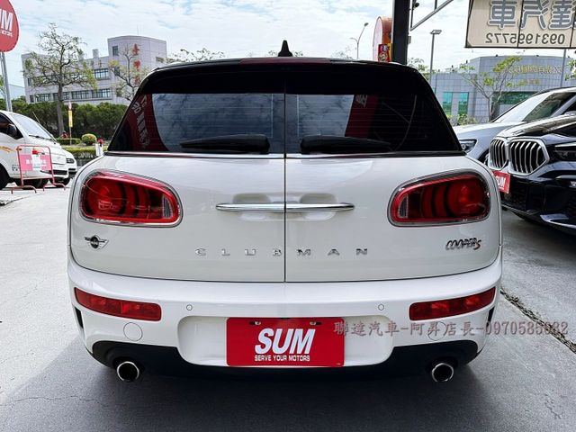 2016 MINI CLUBMAN 2.0 S/市場稀有S版本/動力充足/原版件已認證/可全額貸款/可線上視訊賞車  第7張相片