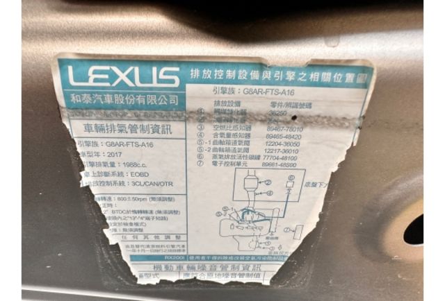 RX200T F SPORT 一手車  第11張相片