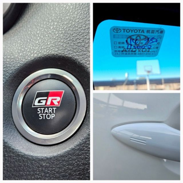 GR SPORT 油電 TSS 全速域ACC跟車 盲點偵測 紅黑雙色內裝 亮黑切削鋁圈 空力套件 倒車顯影 摸門解鎖  第19張相片