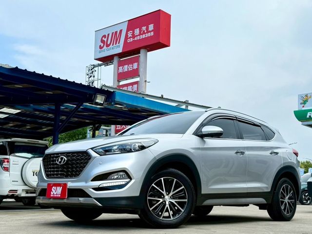18年 Tucson 1.6t 盲點偵測 電動座椅 分區溫控 定速巡航 導航系統 免鑰匙摸門解鎖 影音配備 LED日行燈  第1張相片