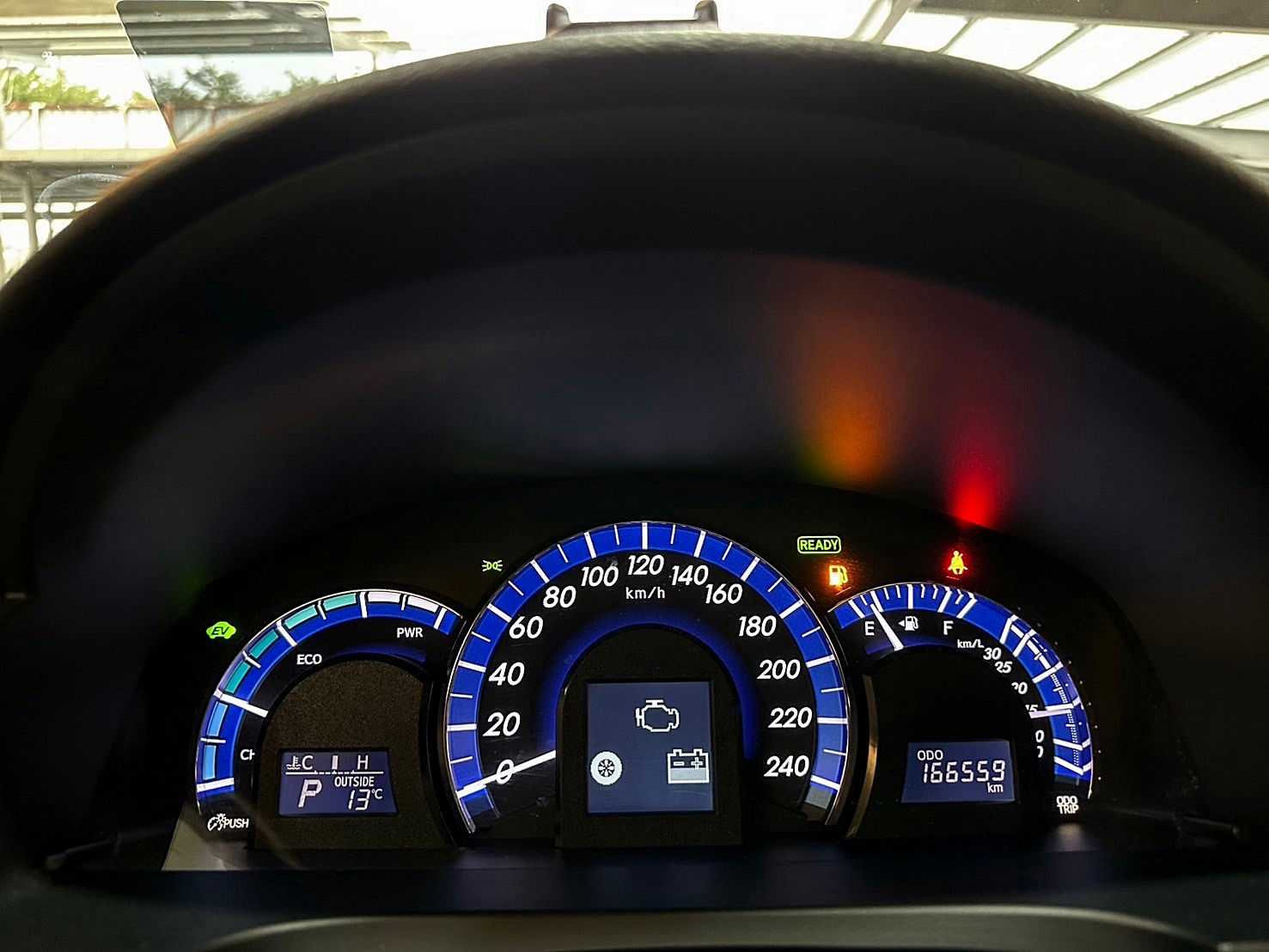 LINE:goodcar888 油電混合 超省油 2012年 Toyota Camry Hybrid-Q 最頂級 新車價140萬 CVT無段變速 自然進氣  第9張相片