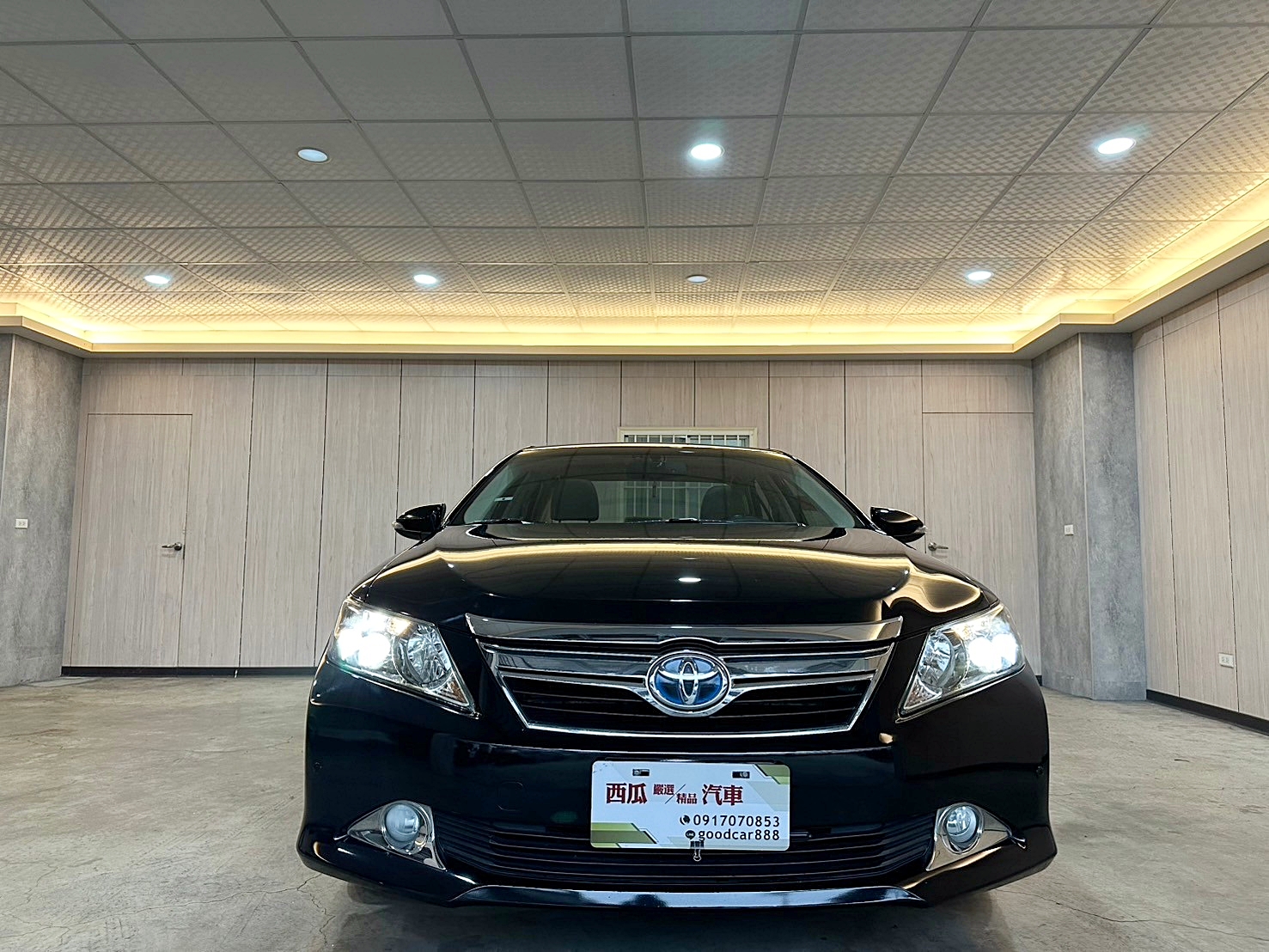LINE:goodcar888 油電混合 超省油 2012年 Toyota Camry Hybrid-Q 最頂級 新車價140萬 CVT無段變速 自然進氣  第15張相片