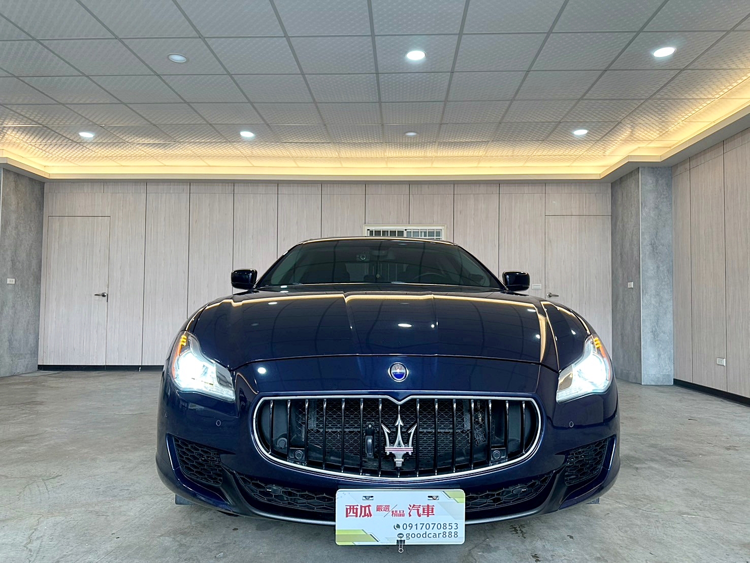 LINE:goodcar888 原廠保養 跑少 2015年 Maserati Quattroporte GTS 3.8 新車價818萬 僅跑12萬 8速手自排 渦輪增壓 最大馬力530hp 3.8升雙渦輪增壓V8引擎  第13張相片