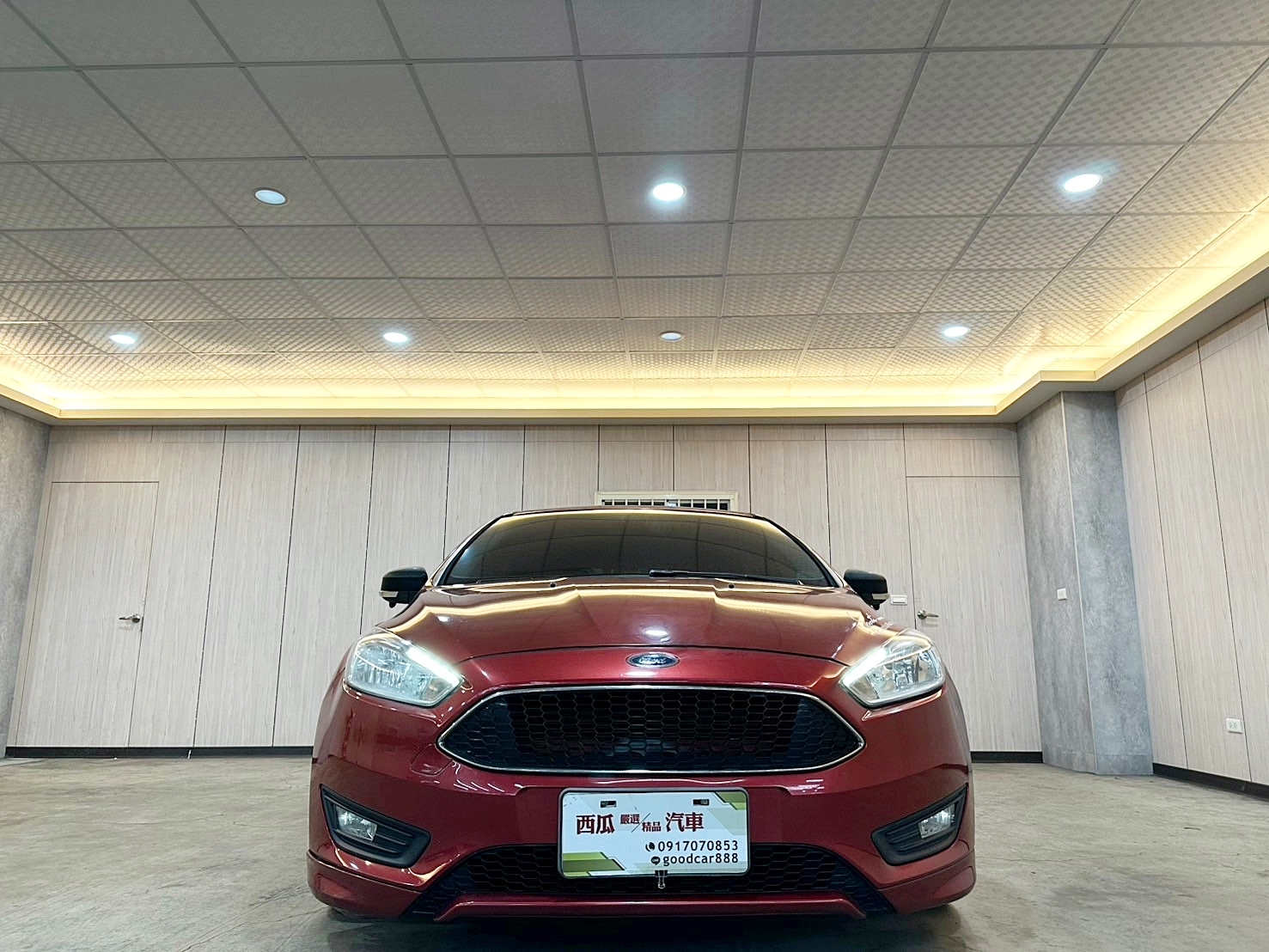 LINE:goodcar888 2014年 Ford Focus 5D 2.0汽油運動型 僅跑十萬 雙離合器6速自手排 自然進氣 全車空力套件 鋁圈 Bc避震器  中尾段  有閥門 炮彈  第15張相片