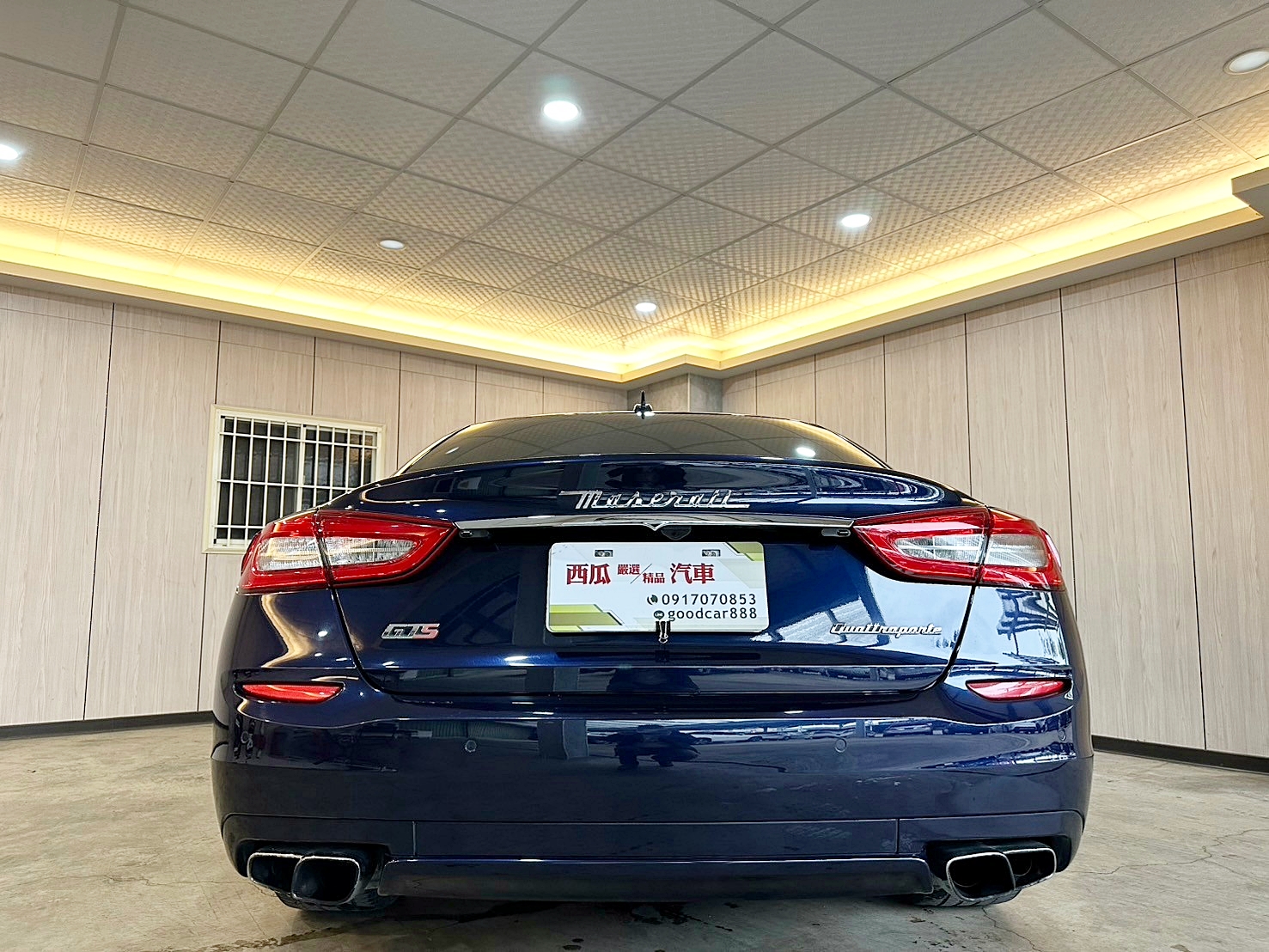 #新車價818萬店面開價99萬 #總代理原廠保養跑少 2015年 Maserati Quattroporte GTS 3.8 僅跑12萬 8速手自排 渦輪增壓 最大馬力530hp 3.8升雙渦輪增壓V8引擎 0~100km/h加速僅需4.7  第18張相片