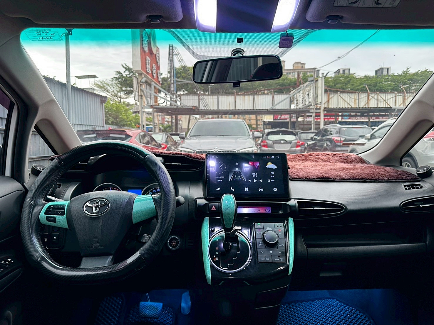 跑少 車庫車 2016年 Toyota Wish 2.0尊爵 CVT 7速手自排 僅跑13萬 新車價86萬 大螢幕安卓機  第5張相片