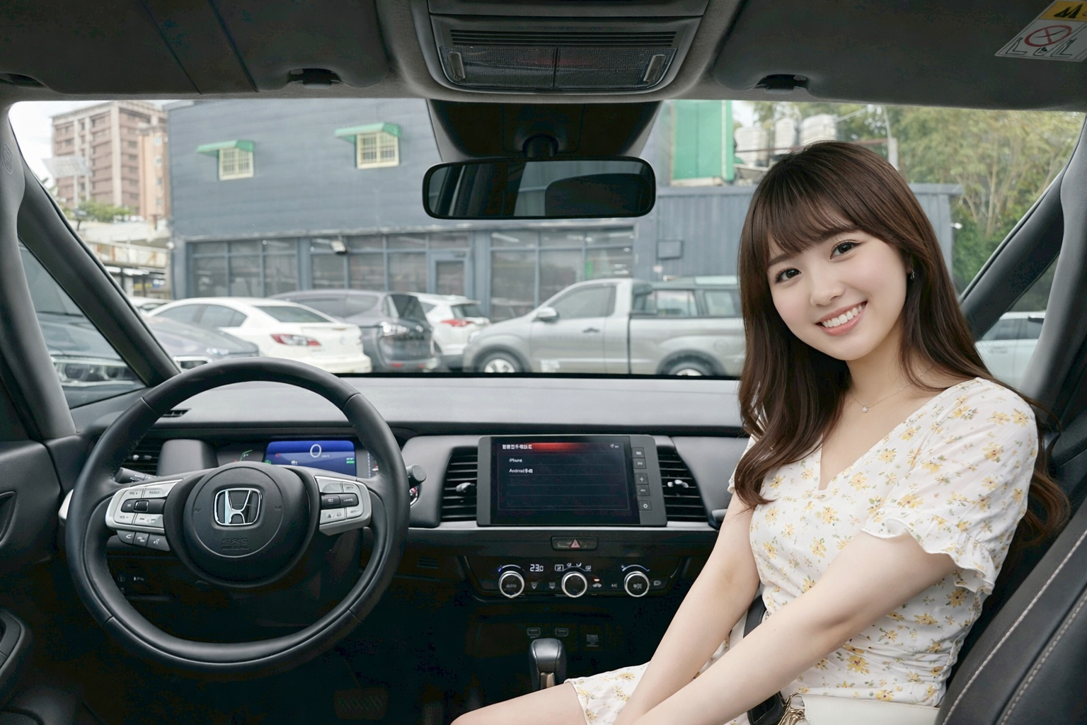 LINE ID:goodcar888 油電新時代 一年車 現買現賺價差  Honda Fit e：HEV油電版 新車價83萬 跑2萬  第7張相片