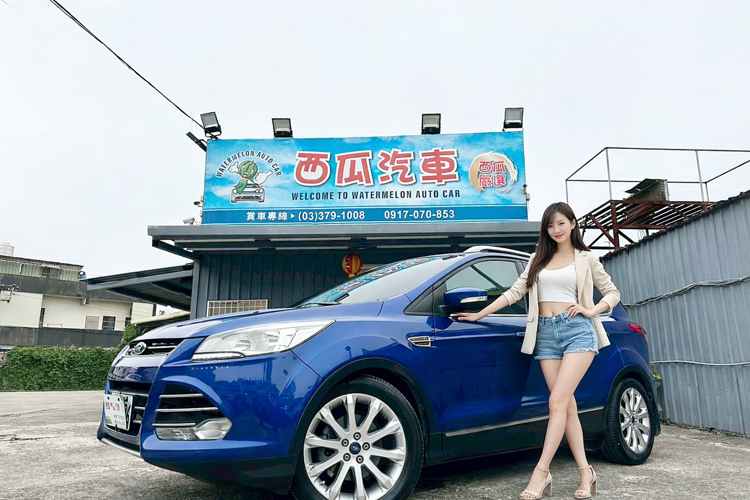 LINE ID:goodcar888 2013年 Ford Kuga 1.6時尚經典型 新車價100萬 僅跑八萬 一年跑約6千  第1張相片