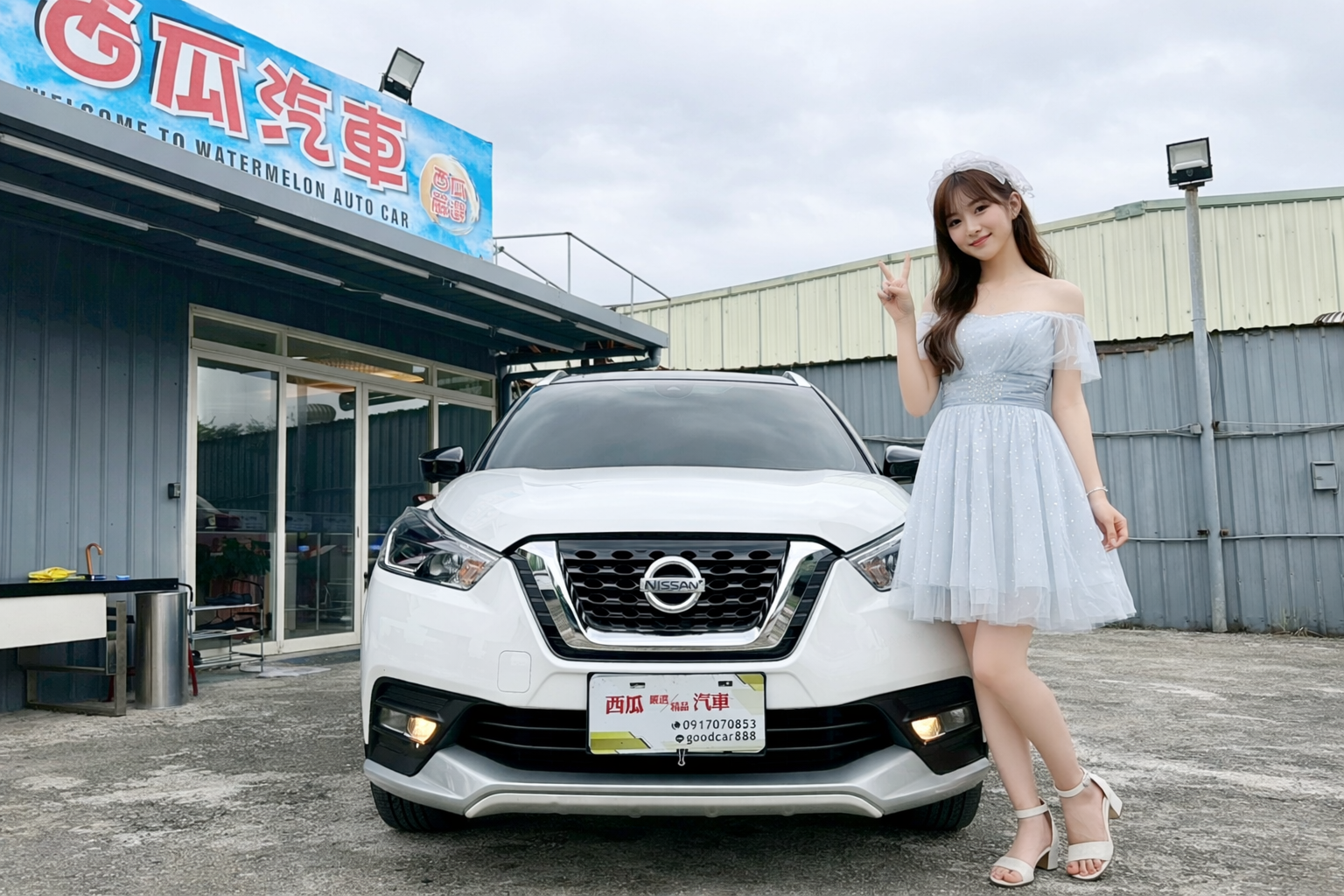 LINE ID:goodcar888 #認證車原版件全省兩年保固 2021年 Nissan Kicks 1.5智行旗艦版 原廠選配黑車頂 僅跑兩萬  第2張相片