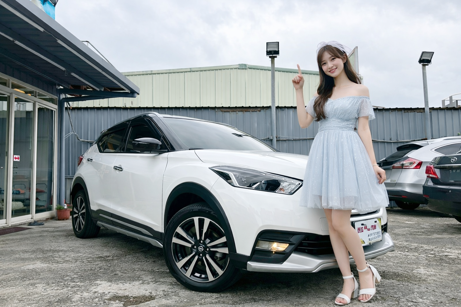 LINE ID:goodcar888 #認證車原版件全省兩年保固 2021年 Nissan Kicks 1.5智行旗艦版 原廠選配黑車頂 僅跑兩萬  第3張相片