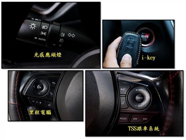 【預約來店賞車享更多優惠】★油電GR版★加裝氣氛燈★原廠保養★原廠精裝配件★大電池保固至2030年★可全貸  第16張相片