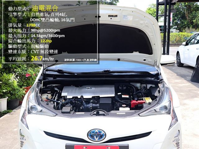 【預約來店賞車享更多優惠】★油電混合引擎★平均油耗26.7★原廠保養★科技外型★斜背設計★可全貸  第9張相片