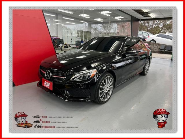 2014 C300 AMG 4MATIC IKEY 摸門 全景 柏林 盲點 記憶座椅 19吋鋁圈  第1張相片