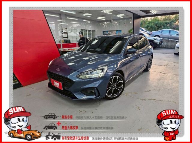 2020 FORD FOCUS ST-LINE 僅跑3萬 IKEY 摸門 B&O HUD ACC  選360環景 電尾門  第1張相片