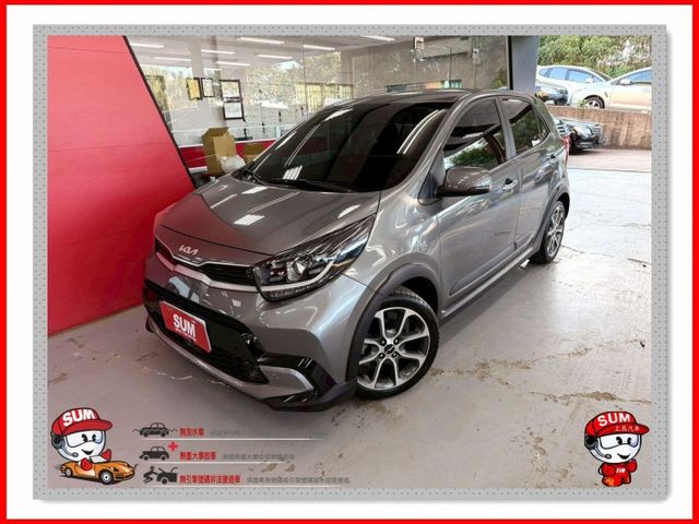 2023 Kia Picanto 1.2 X-Line 僅跑1.4萬 IKEY 摸門 螢幕 倒車影像 車道維持 車道偏離  第1張相片