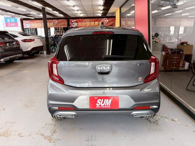 2023 Kia Picanto 1.2 X-Line 僅跑1.4萬 IKEY 摸門 螢幕 倒車影像 車道維持 車道偏離  第4張相片