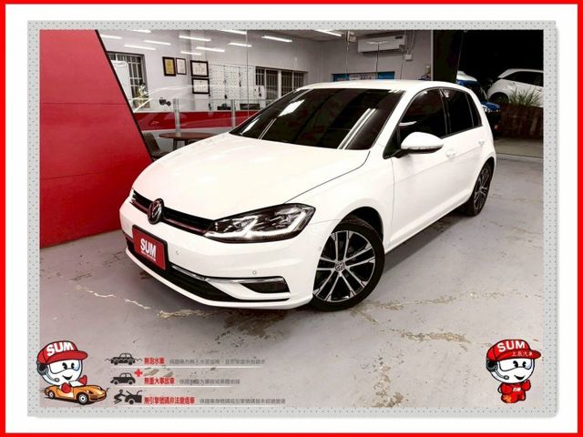 2019年 Golf 280 TSI Highline 盲點 到車影像 IKEY ACC跟車 車道維持 數位儀表  第1張相片