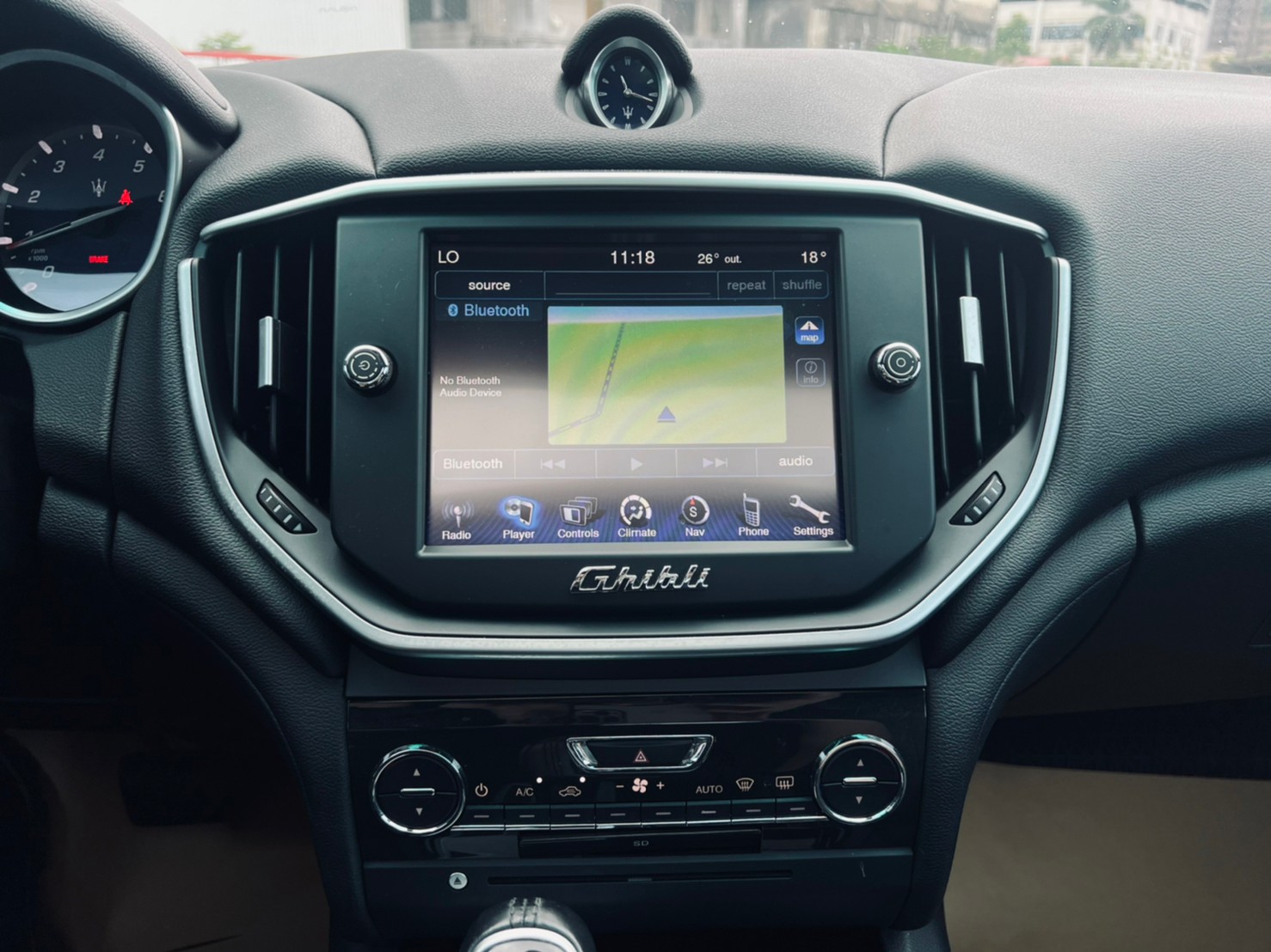 🔥 2014 瑪莎拉蒂 Maserati Ghibli 3.0 V6 Premium 海神 葛伯利 吉伯利 20吋鋁圈 黃色對六卡鉗 遙控發車 四出排氣管 聲浪低調飽滿 🔥 (150) 【阿龍中古車 0968-691-205】  第4張相片