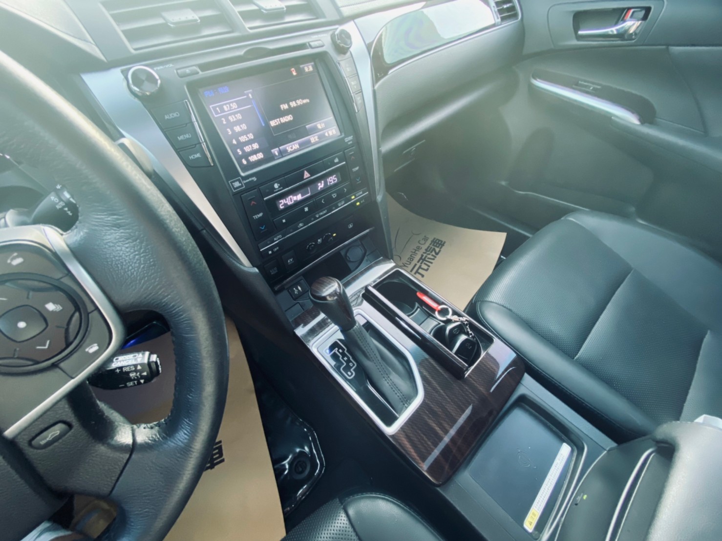 🔥2017式 Toyota 冠美麗 Camry 油電 旗艦版 ACC跟車/僅跑5萬🔥32【阿龍中古車 0968-691-205】  第6張相片