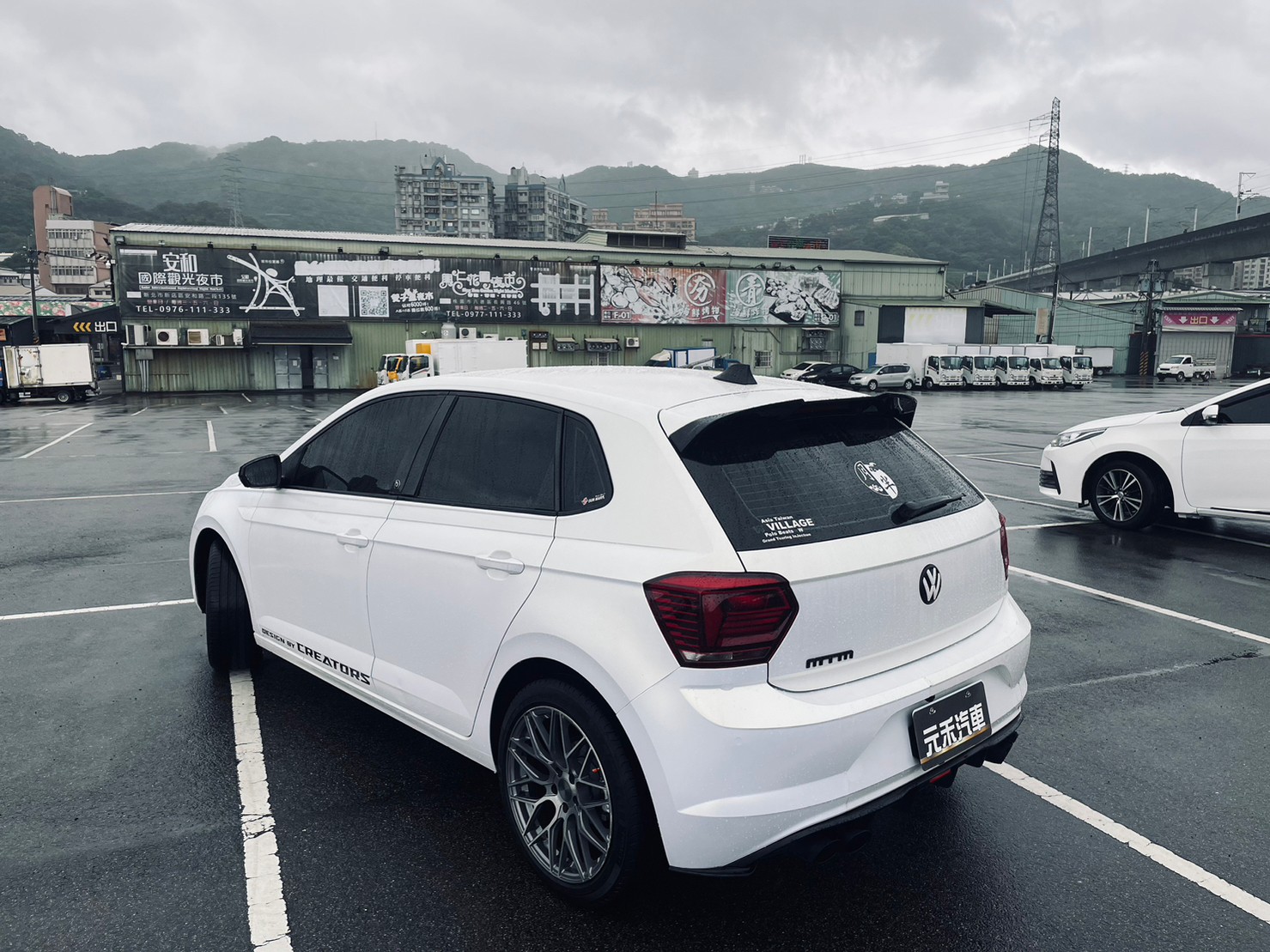 🔥2019式 VW Polo beats音響版 /消光白/ACC跟車🔥135【阿龍中古車 0968-691-205】  第9張相片