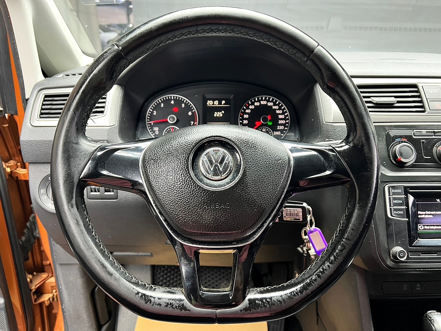 🔥2016 VW Caddy Maxi 七座廂型車 超搶眼亮棕色🔥(048)【阿龍中古車 0968-691-205】  第6張相片