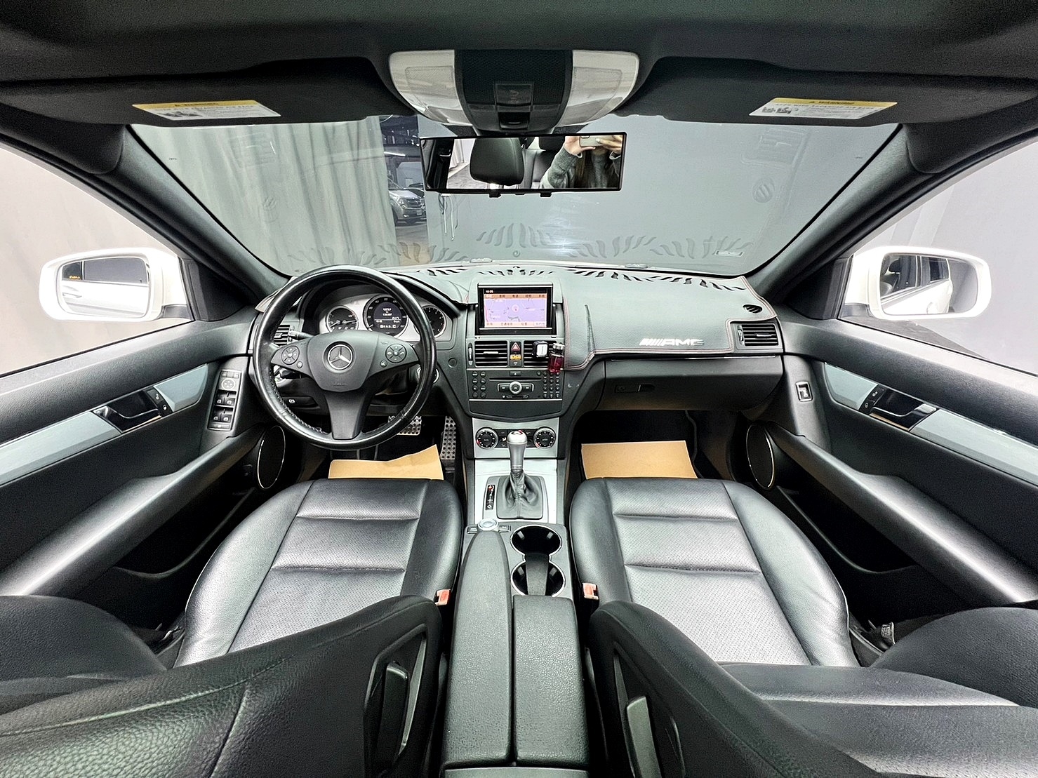 🔥2009式 W204 BENZ C300 AMG 升級鋁圈/1年僅跑1萬🔥(186)【阿龍中古車 0968-691-205】  第6張相片