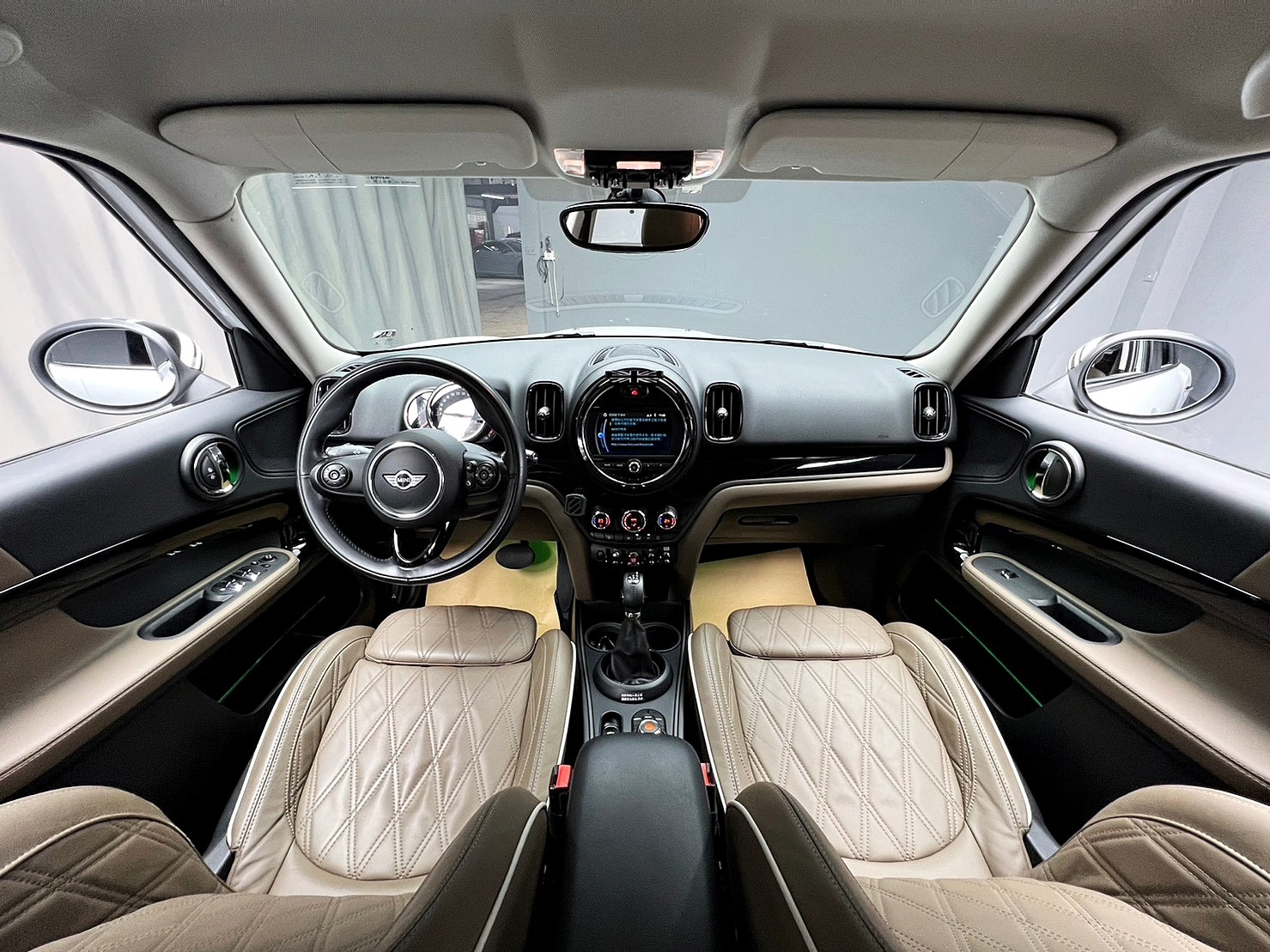 🔥2018 F60 Mini Countryman Cooper S 2.0 2代改款/全車雙色犀牛皮🔥(016)【阿龍中古車 0968-691-205】  第4張相片