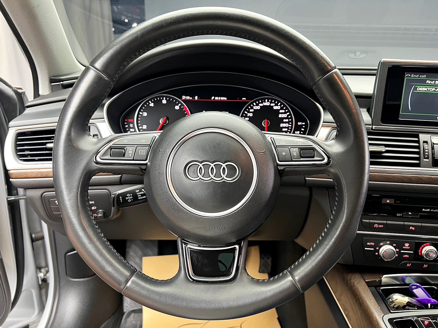 🔥2014 AUDI 4代改款 A6 Seden 35TFSI 天窗/電尾門/盲點🔥(030)【阿龍中古車 0968-691-205】  第5張相片