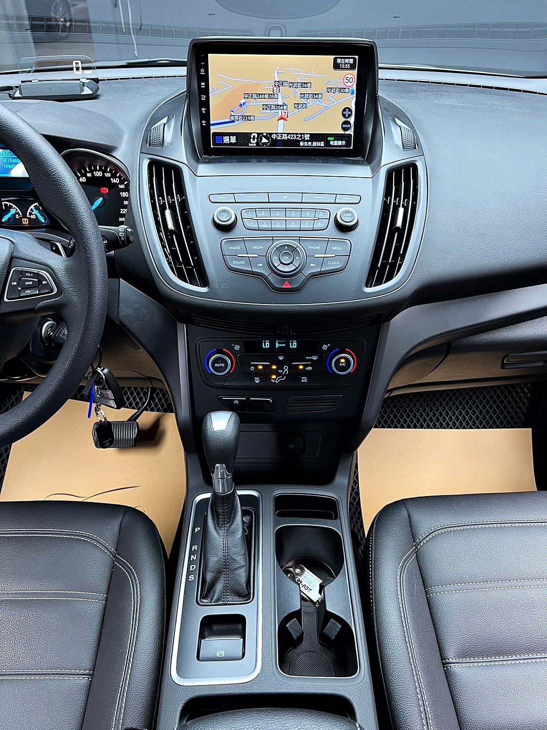 🔥2020 FORD 二代改款 Kuga EcoBoost 182全民便利型 升級安卓機/抬顯🔥(150)【阿龍中古車 0968-691-205】  第4張相片