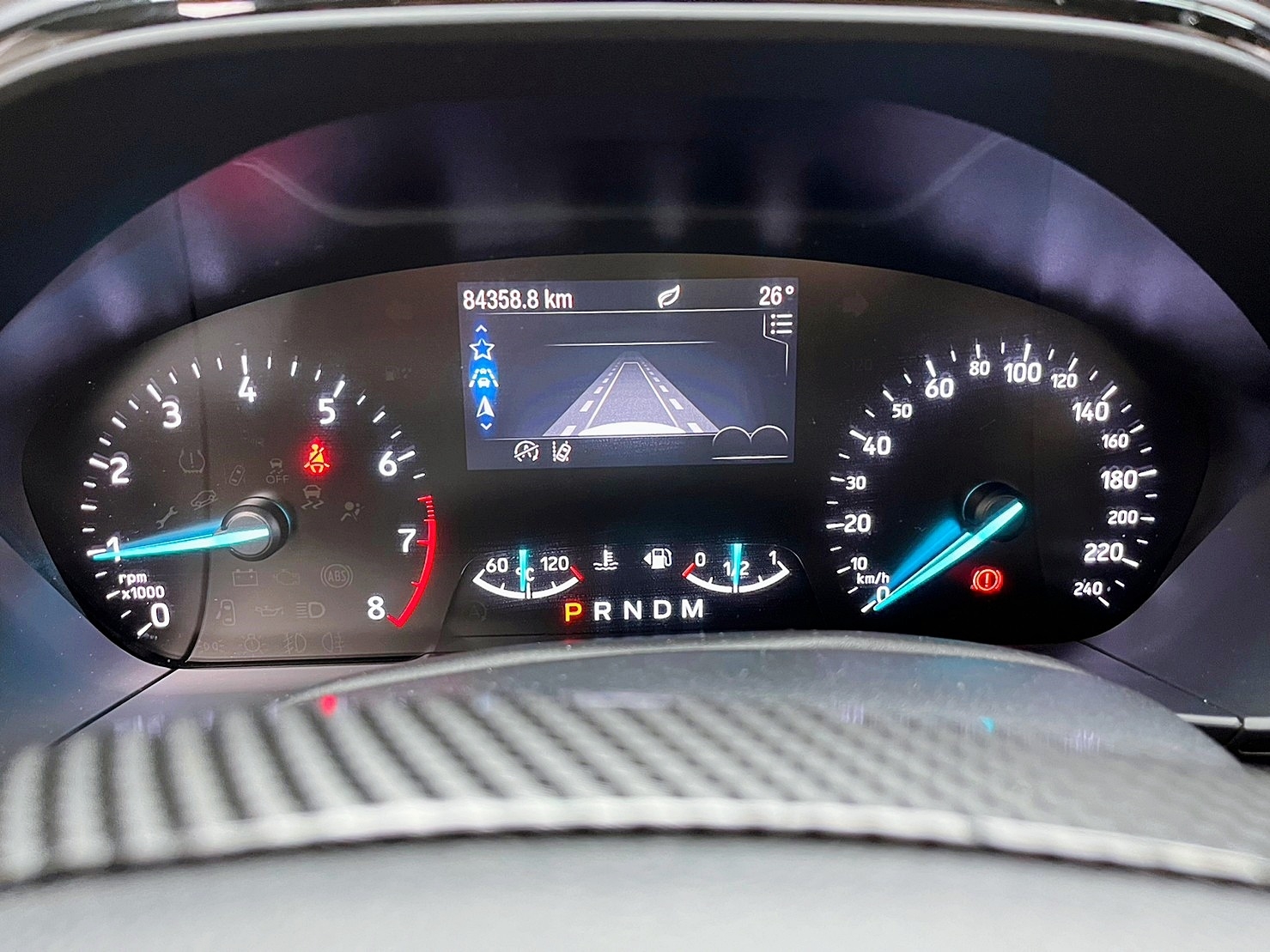 🔥2020式 FORD Focus 5D ST -LINE HUD抬顯/B&O/跟車/奪目之鐮頭燈/已升級黑化標/引擎室拉桿/碳纖維鴨尾/小鋼砲🔥(235)【阿龍中古車 0968-691-205】  第5張相片