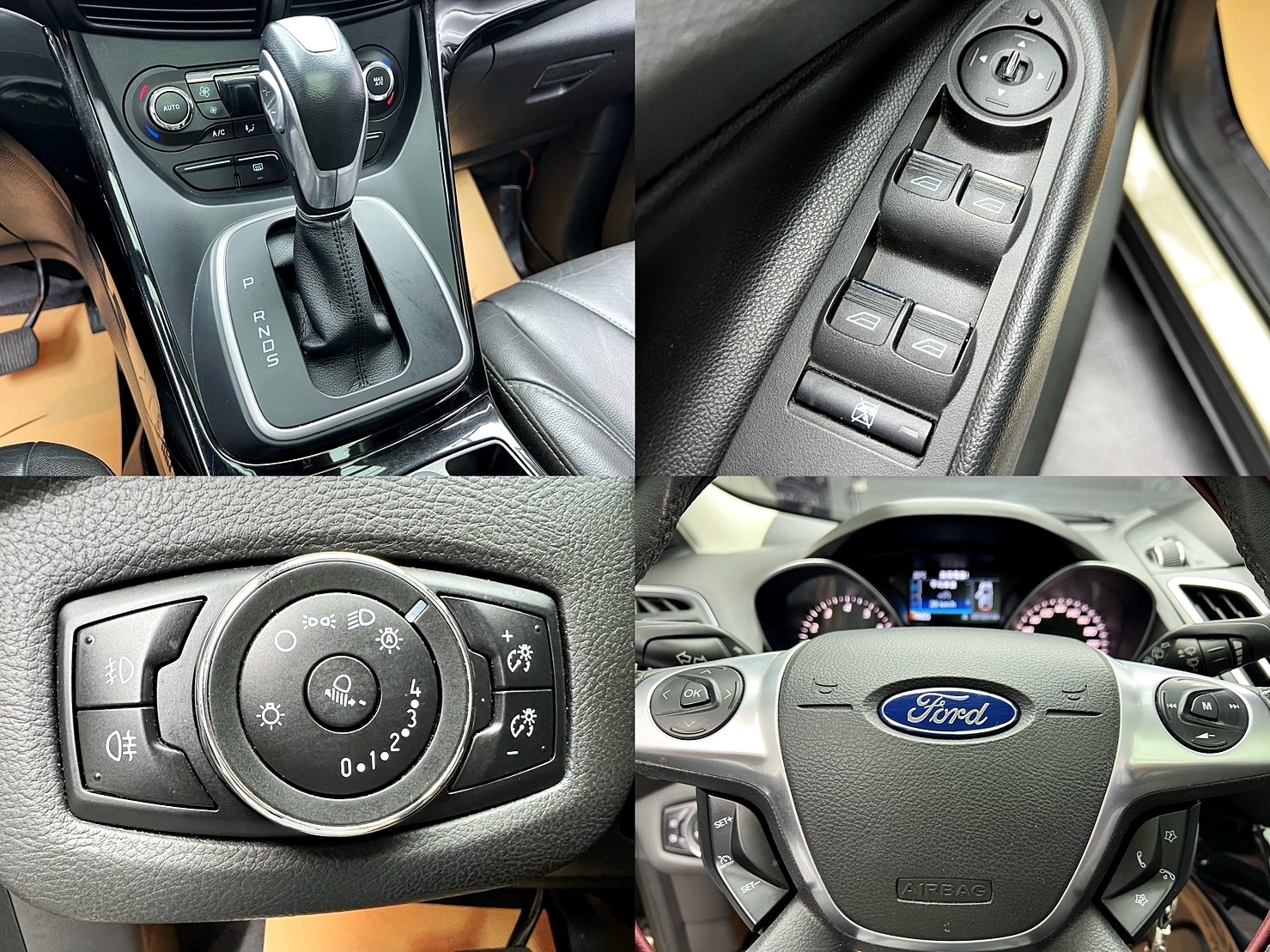 🔥2014 FORD Kuga 時尚經典型 全景天窗/電尾門/安卓機/特殊色🔥(085)【阿龍中古車 0968-691-205】  第7張相片