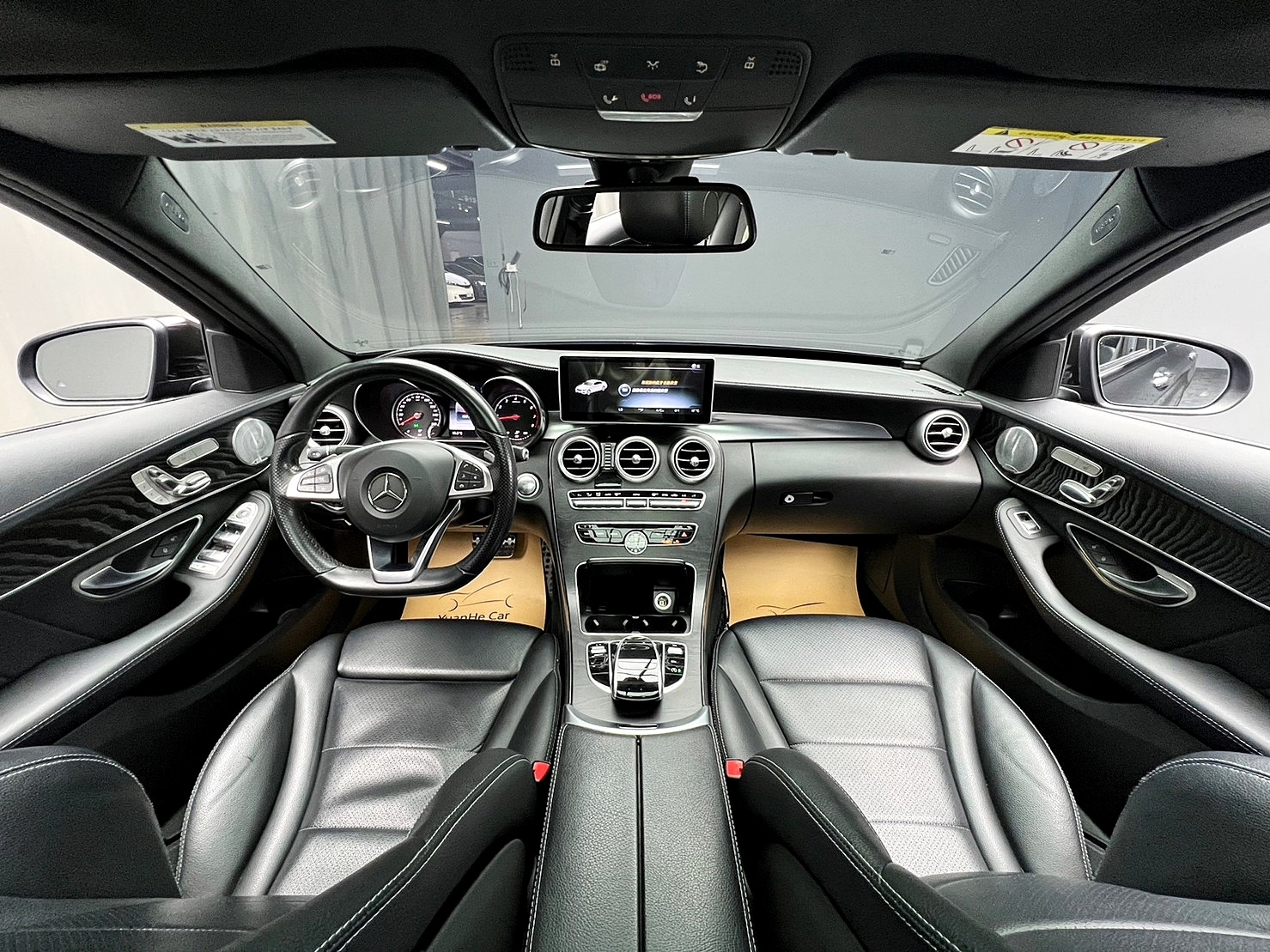 🔥2015式 BENZ W205 C300 AMG 4Matic 柏林/全景/後43套件🔥(108)【阿龍中古車 0968-691-205】  第4張相片